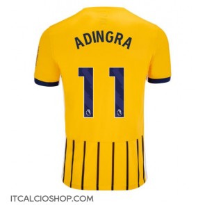 Brighton Simon Adingra #11 Seconda Maglia 2024-25 Manica Corta